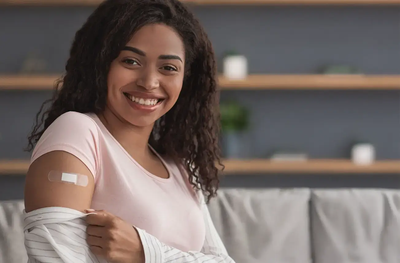 Felle vaccinée